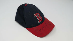 2004-05 Mike Myers Boston Red Sox Game Used Worn Batting Practice Baseball Hat 