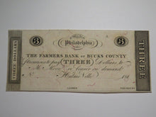 Load image into Gallery viewer, $3 181_ Hulme Ville Pennsylvania Obsolete Currency Bank Note Philadelphia UNC++