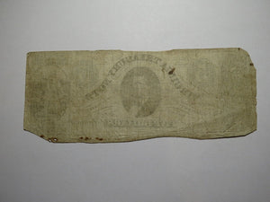 $5 1862 Richmond Virginia VA Obsolete Currency Treasury Bank Note Bill