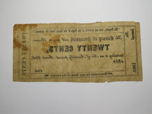 Load image into Gallery viewer, $.25 1862 Lawrenceville Virginia Obsolete Currency Bank Note Bill Brunswick Cty
