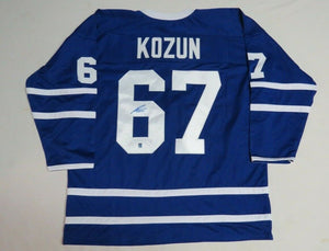 Brand New Brandon Kozun Toronto Maple Leafs Signed NHL Hockey Jersey