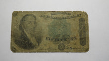 Load image into Gallery viewer, 1874 $.50 Fourth Issue Fractional Currency Obsolete Bank Note Bill! Dexter 4th