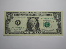 Load image into Gallery viewer, $1 1999 Radar Serial Number Federal Reserve Currency Bank Note Bill UNC 53877835