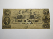 Load image into Gallery viewer, $20 1850 Augusta Georgia GA Obsolete Currency Bank Note Bill Bank of Augusta