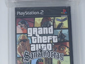 Grand Theft Auto San Andreas Sony Playstation 2 Factory Sealed Video Game WATA