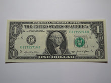 Load image into Gallery viewer, $1 2021 Radar Serial Number Federal Reserve Currency Bank Note Bill UNC 61755716