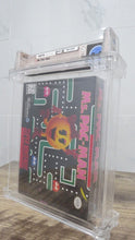 Load image into Gallery viewer, Ms. Pacman Super Nintendo Factory Sealed Video Game Wata 8.0 Graded A+ Seal!