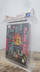 Ms. Pacman Super Nintendo Factory Sealed Video Game Wata 8.0 Graded A+ Seal!