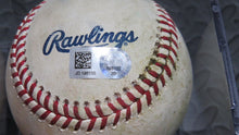 Load image into Gallery viewer, 2018 Jose Peraza Cincinnati Reds Double Game Used Baseball! 2B Hit! Gio Gonzalez