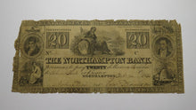 Load image into Gallery viewer, $20 1835 Northampton Pennsylvania PA Obsolete Currency Bank Note Bill RARE Issue