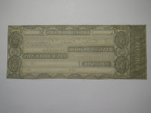 Load image into Gallery viewer, $5 18__ Windsor Vermont VT Obsolete Currency Bank Note Bill Remainder UNC++++