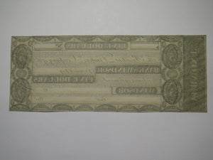 $5 18__ Windsor Vermont VT Obsolete Currency Bank Note Bill Remainder UNC++++