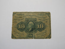 Load image into Gallery viewer, 1863 $.10 First Issue Fractional Currency Obsolete Bank Note Bill 1st Issue!