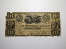 Load image into Gallery viewer, $10 1847 Providence Rhode Island RI Obsolete Currency Bank Note Bill Pawtuxet