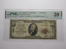 Load image into Gallery viewer, $10 1929 Los Angeles California National Currency Bank Note Bill 12804 Hollywood