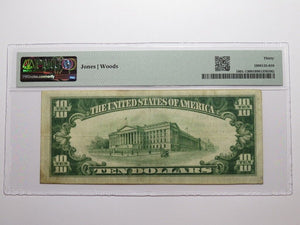 $10 1929 Wilmington Delaware National Currency Bank Note Bill Ch. #1390 VF30 PMG