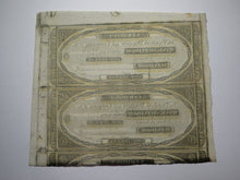 Load image into Gallery viewer, $1 18__ Windsor Vermont VT Obsolete Currency Uncut Bank Sheet Notes Uncirculated