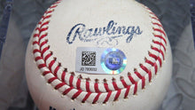 Load image into Gallery viewer, 2019 Erik Gonzalez Pittsburgh Pirates Game Used Single Baseball 1B Hit Tony Sipp