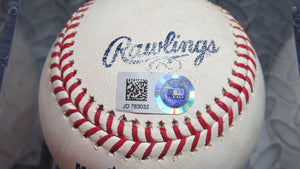 2019 Erik Gonzalez Pittsburgh Pirates Game Used Single Baseball 1B Hit Tony Sipp