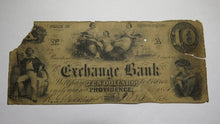 Load image into Gallery viewer, $10 1851 Providence Rhode Island RI Obsolete Currency Bank Note Bill Exchange