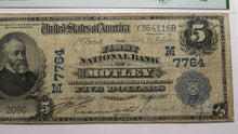 Load image into Gallery viewer, $5 1902 Motley Minnesota MN National Currency Bank Note Bill! Ch. #7764 PMG F12