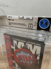 Load image into Gallery viewer, New Original NBA JAM Sega Genesis Factory Sealed Video Game! Wata 9.4 Graded! 