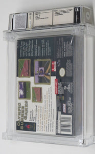 Olympic Summer Games Super Nintendo Factory Sealed Video Game Wata Graded 7.5 B+