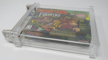 Load image into Gallery viewer, New Donkey Kong Country 1 Super Nintendo Factory Sealed Video Game Wata Graded 