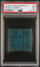 Load image into Gallery viewer, 12/10/72 New York Islanders Vs Rangers NHL Hockey Ticket Stub Islanders 1st Game