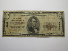 Load image into Gallery viewer, $5 1929 New Orleans Louisiana LA National Currency Bank Note Bill Charter #13689