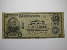 Load image into Gallery viewer, $5 1902 Hicksville New York NY National Currency Bank Note Bill Ch. #11087 RARE
