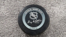 Load image into Gallery viewer, 2002-03 Radek Bonk Ottawa Senators ECF Game 6 Game Used Goal Scored Puck Brodeur