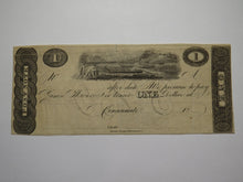Load image into Gallery viewer, $1 18__ Cincinnati Ohio OH Obsolete Currency Bank Note Bill Remainder AU