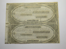 Load image into Gallery viewer, $1 18__ Windsor Vermont VT Obsolete Currency Uncut Bank Sheet Notes Uncirculated