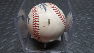 2019 Steven Duggar San Francisco Giants Game Used Walk Baseball! Tyler Austin