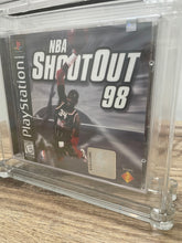 Load image into Gallery viewer, NBA Shootout '98 Sony Playstation Factory Sealed Video Game Wata 8.5 Graded 1998