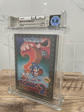 Load image into Gallery viewer, New Sonic The Hedgehog 2 Sega Genesis Factory Sealed Video Game Wata 7.5 Graded