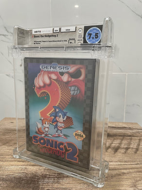 New Sonic The Hedgehog 2 Sega Genesis Factory Sealed Video Game Wata 7.5 Graded