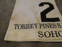 Load image into Gallery viewer, 2024 Soho Torrey Pines Stakes Grade 3 Race Used Worn Saddle Cloth Hope Road
