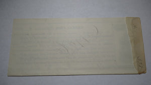 $150 1874 Harmar Ohio OH Debt Scrip Obsolete Currency Bank Note! Building Assoc.