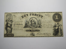 Load image into Gallery viewer, $1 18__ New York NY Obsolete Currency Bank Note Bill Hungarian Fund Egy Forint!