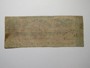 $.25 1862 Hartford Connecticut Obsolete Currency Bank Note Bill Charter Oak Bank