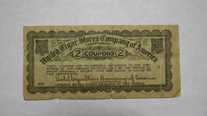 1950's United Cigar Stores Company of America Certificate!  Scranton PA!