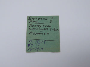 January 20, 1971 New York Rangers Vs. Philadelphia Flyers NHL Hockey Ticket Stub