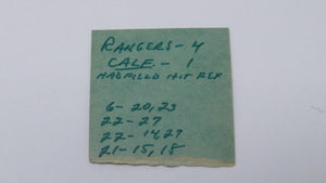 March 1, 1972 New York Rangers Vs California Golden Seals NHL Hockey Ticket Stub