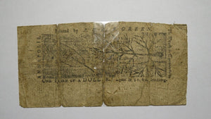 1774 $1/3 Maryland MD Colonial Currency Bank Note Bill! RARE ISSUE! 