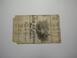 $.50 1863 Augusta Georgia GA Obsolete Currency Bank Note Bill! Augusta Insurance