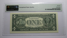 Load image into Gallery viewer, $1 2003 Radar Serial Number Federal Reserve Currency Bank Note Bill PMG UNC66EPQ
