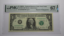 Load image into Gallery viewer, $1 2003 Repeater Serial Number Federal Reserve Currency Bank Note Bill PMG UNC67