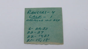 March 1, 1972 New York Rangers Vs California Golden Seals NHL Hockey Ticket Stub